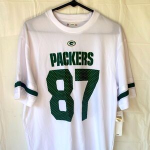 Green Bay Packer jersey #87 (Nelson) NFL Apparel, White, women’s med. Brand new
